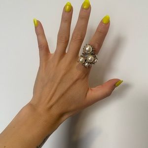 Vintage Pearl Ring (size 8) 🦪